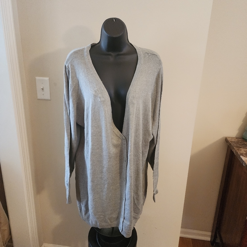 V6 - Sheego Gray Cardigan EUR 48/50 Large